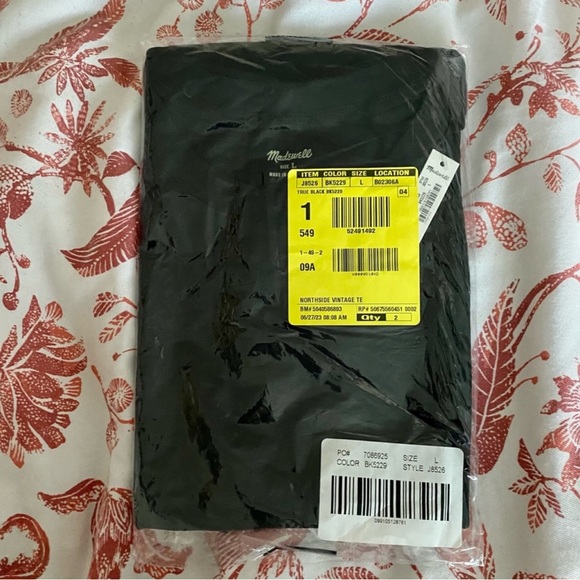Madewell Black Northside Vintage Tee - Picture 4 of 4